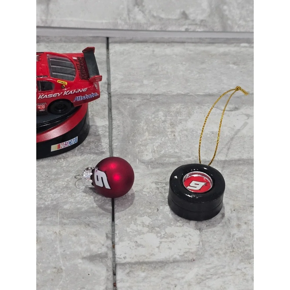 Kasey Kahne Collectible Christmas‎ Ornaments Set Dodge 9 Car Nascar Action 2005